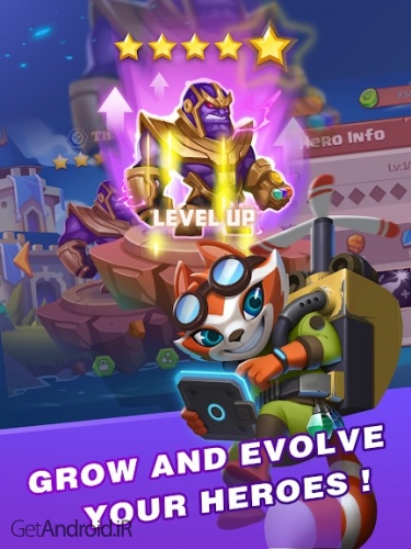 دانلود بازی Idle Battles Heroes vs Zombies اندروید