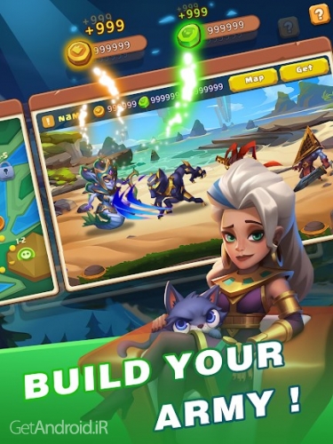 دانلود بازی Idle Battles Heroes vs Zombies اندروید