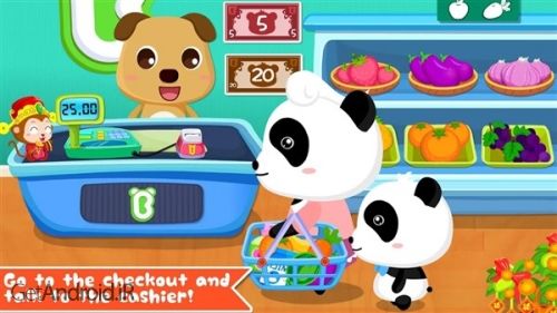 دانلود بازی Baby Panda s Supermarket اندروید