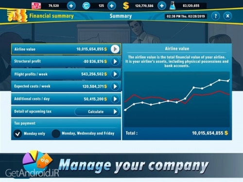 دانلود بازی Airlines Manager Tycoon 2019 اندروید