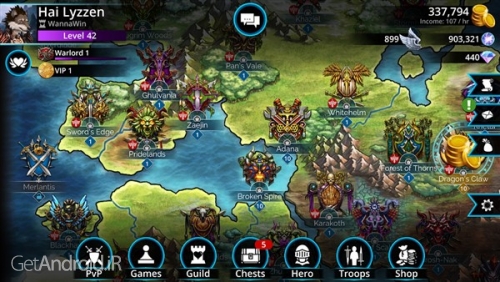 دانلود بازی Gems of War  Match 3 RPG اندروید