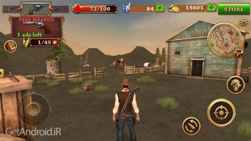 دانلود بازی Cowboy Hunting Dead Shooter اندروید