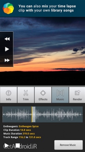 دانلود برنامه تایم لپس اندروید
