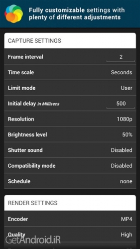 دانلود برنامه Lapse It Time Lapse Pro اندروید