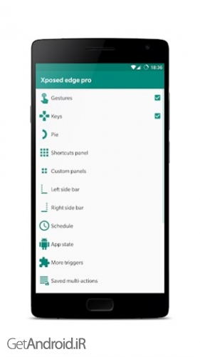 دانلود برنامه Xposed edge pro اندروید