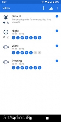 دانلود برنامه Vibro Profile Scheduler اندروید