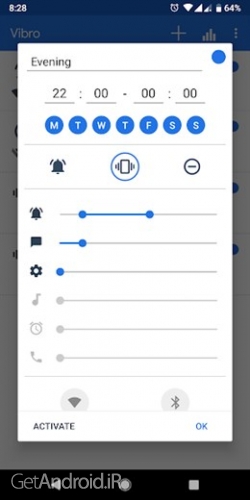 دانلود برنامه Vibro Profile Scheduler اندروید