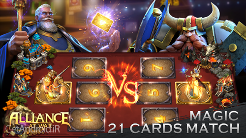 دانلود بازی Alliance at war: magic throne اندروید