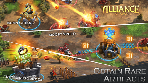 دانلود بازی Alliance at war: magic throne اندروید