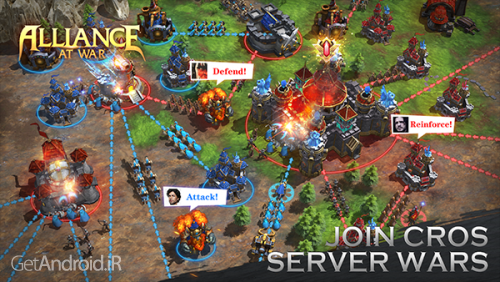 دانلود بازی Alliance at war: magic throne اندروید