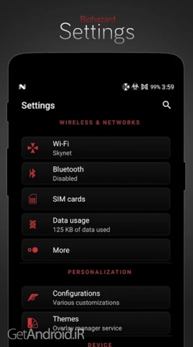 دانلود برنامه Biohazard Substratum Theme برای اندروید