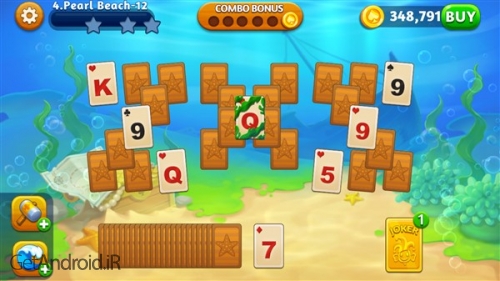 دانلود بازی Solitaire Paradise Tripeaks اندروید
