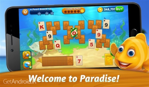 دانلود بازی Solitaire Paradise Tripeaks اندروید