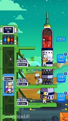 دانلود بازی Rocket Star - Idle Space Factory اندروید