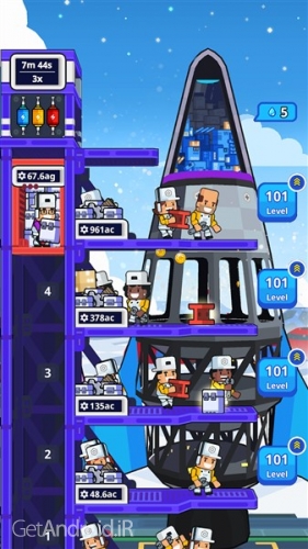 دانلود بازی Rocket Star - Idle Space Factory اندروید