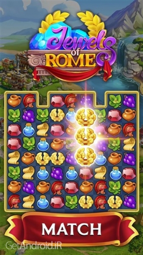 دانلود بازی Jewels of Rome اندروید