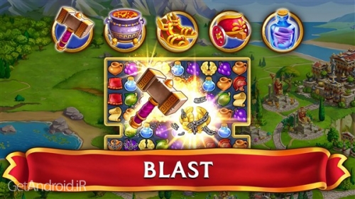 دانلود بازی Jewels of Rome اندروید