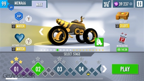 دانلود بازی Gravity Rider Zero اندروید