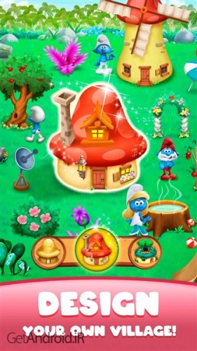 دانلود بازی Smurfs Bubble Shooter Story اندروید