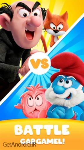 دانلود بازی Smurfs Bubble Shooter Story اندروید
