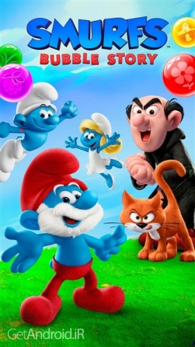 دانلود بازی Smurfs Bubble Shooter Story اندروید