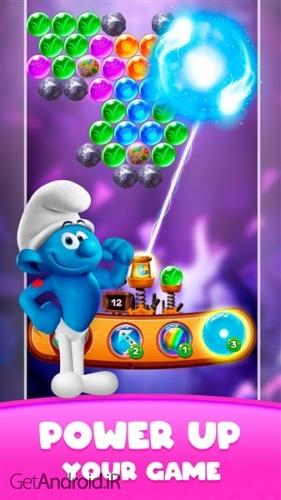 دانلود بازی Smurfs Bubble Shooter Story اندروید