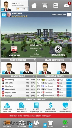 دانلود بازی Club Soccer Director 2020 اندروید