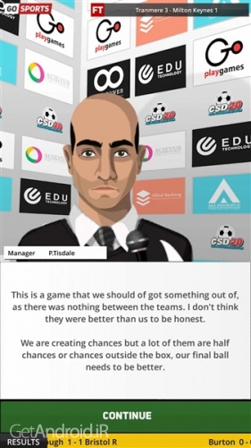 دانلود بازی Club Soccer Director 2020 اندروید