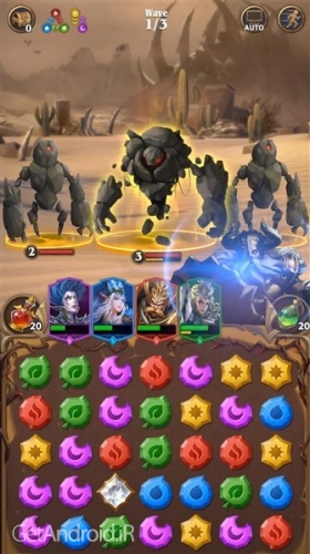 دانلود بازی Deck Heroes Puzzle RPG اندروید