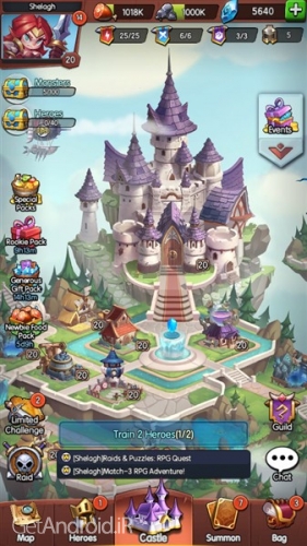 دانلود بازی Raids Puzzles RPG Quest اندروید