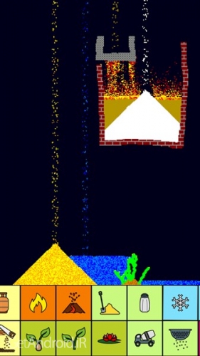 دانلود بازی sandbox relaxing particle engine اندروید