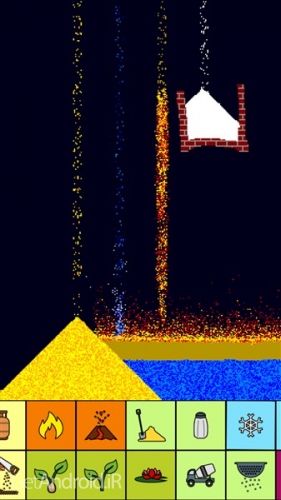 دانلود بازی sandbox relaxing particle engine اندروید