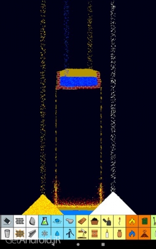 دانلود بازی sandbox relaxing particle engine اندروید
