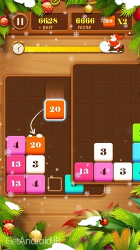دانلود بازی Drag n Merge Block Puzzle اندروید