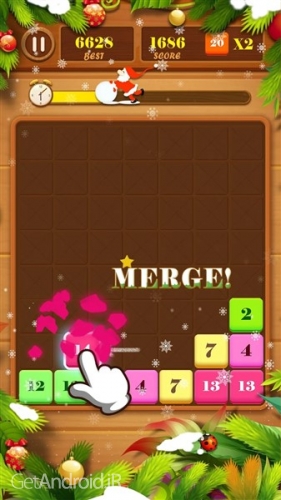 دانلود بازی Drag n Merge Block Puzzle اندروید