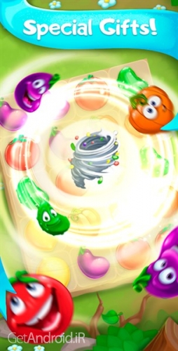 دانلود بازی Funny Farm match 3 Puzzle game اندروید