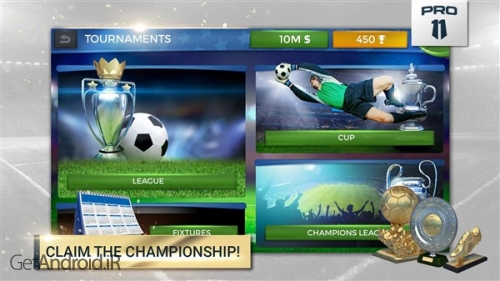 دانلود بازی Pro 11 Football Manager Game اندروید