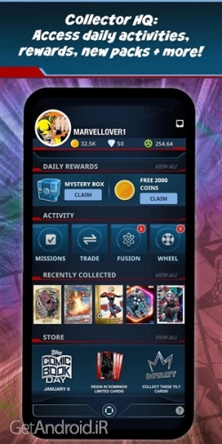 دانلود بازی MARVEL Collect  by Topps اندروید