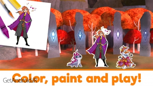 دانلود بازی Disney Coloring World اندروید
