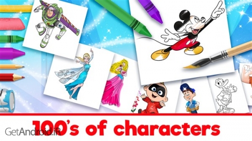 دانلود بازی Disney Coloring World اندروید