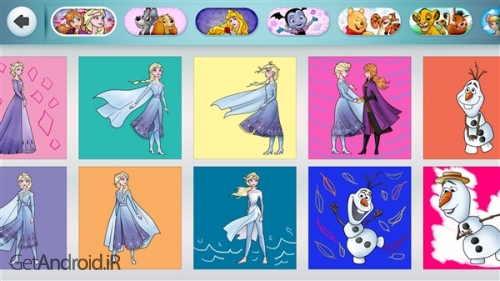 دانلود بازی Disney Coloring World اندروید