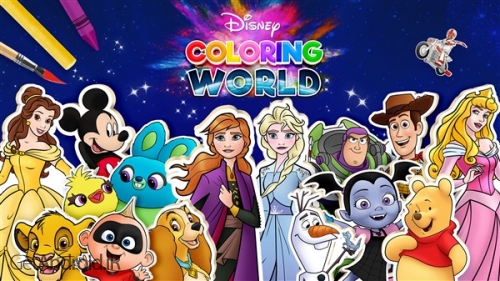 دانلود بازی Disney Coloring World اندروید