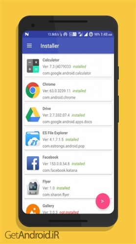 دانلود بازی One Click Apk Installer Backup اندروید
