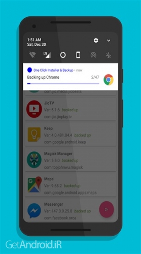 دانلود بازی One Click Apk Installer Backup اندروید