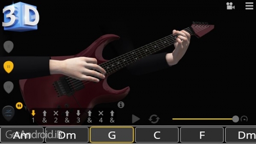 دانلود برنامه آموزش گیتار به صورت سه بعدی اندروید