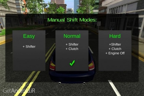 دانلود بازی Manual gearbox Car parkin اندروید