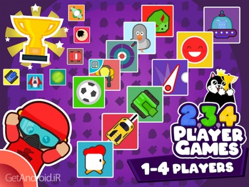 دانلود بازی 2 3 4 Player Mini Games اندروید