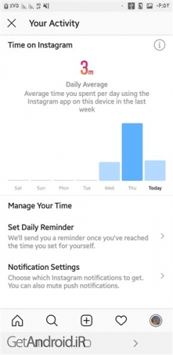 کنترل وضعیت فعالیت در اینستاگرام