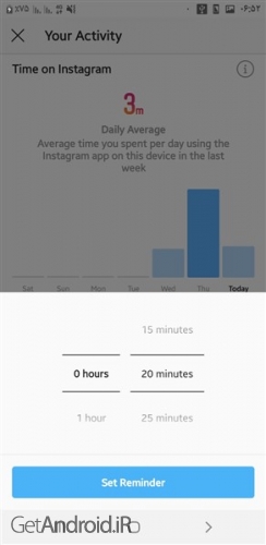 کنترل وضعیت فعالیت در اینستاگرام