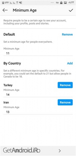 اعمال محدودیت سنی در اینستاگرام